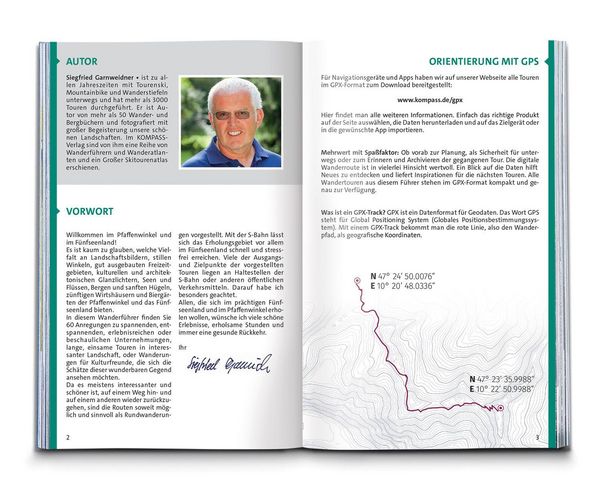 Produktbild: KOMPASS Wanderf&uuml;hrer Pfaffenwinkel, F&uuml;nfseenland, Starnberger See, Ammersee, 60 Touren