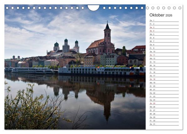 Produktbild: Pittoreskes Passau (Wandkalender 2026 DIN A4 quer), CALVENDO Monatskalender