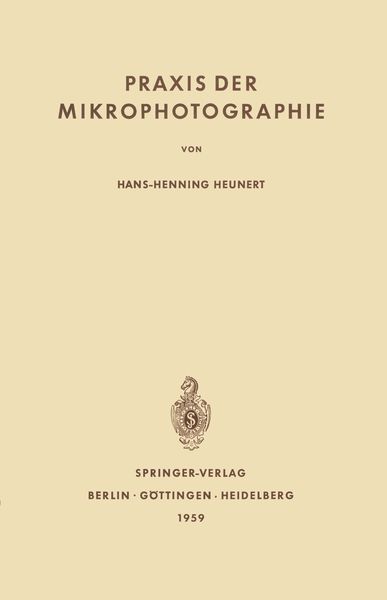 Produktbild: Praxis der Mikrophotographie