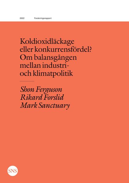 Produktbild: Koldioxidl&auml;ckage eller konkurrensf&ouml;rdel?