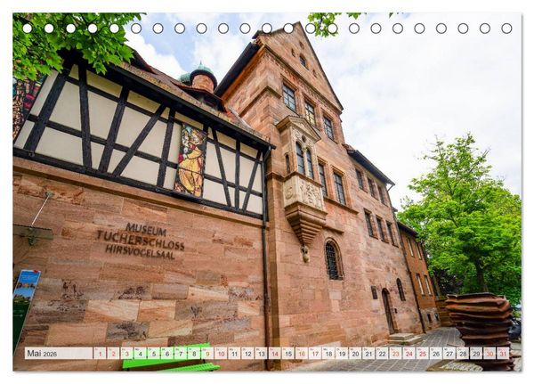 Produktbild: N&uuml;rnberg Impressionen (Tischkalender 2026 DIN A5 quer), CALVENDO Monatskalender