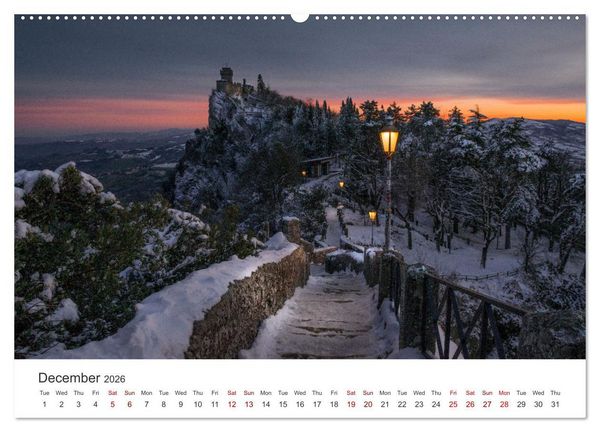 Produktbild: San Marino The oldest Republic in the world (Wall Calendar 2026 DIN A2 landscape), CALVENDO 12 Month Wall Calendar
