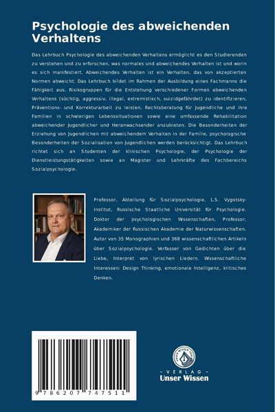 Produktbild: Psychologie des abweichenden Verhaltens