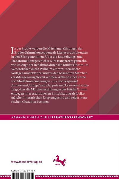 Produktbild: M&auml;rchen als Literatur aus Literatur