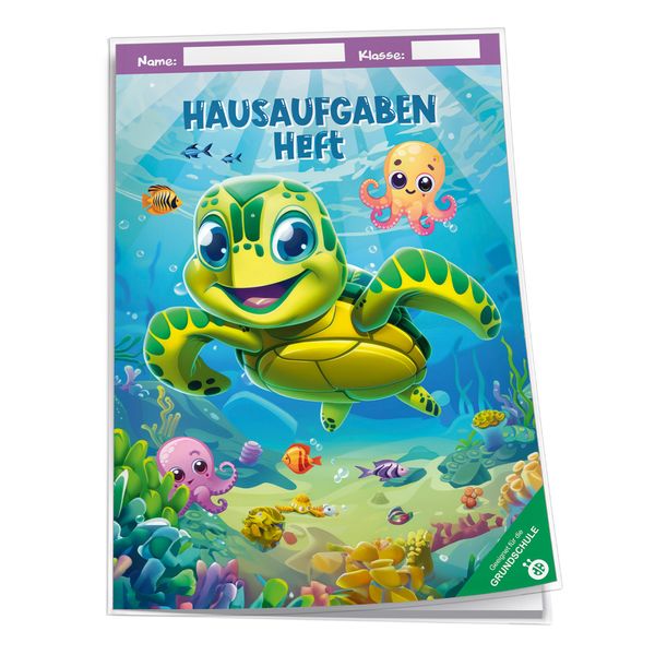 Produktbild: Tr&ouml;tsch Hausaufgabenheft Grundschule Unterwasserwelt