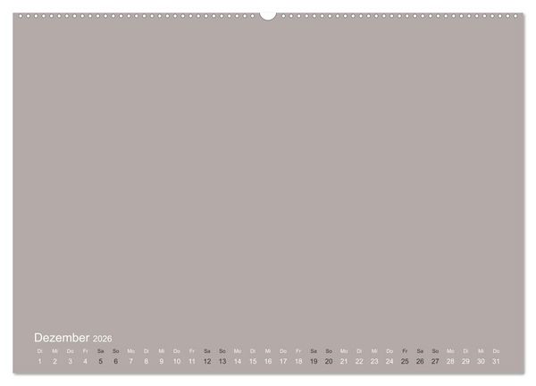 Produktbild: DIY Bastel-Kalender -Erdige Pastell Farben- Zum Selbstgestalten (Wandkalender 2026 DIN A2 quer), CALVENDO Monatskalender