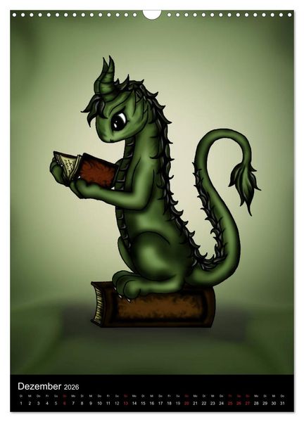 Produktbild: Drachen (Wandkalender 2026 DIN A3 hoch), CALVENDO Monatskalender