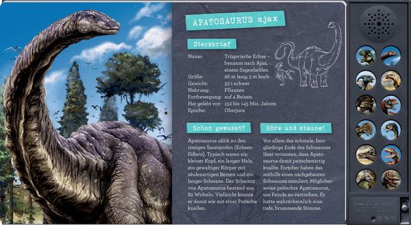 Produktbild: Das gro&szlig;e Dinosaurier-Soundbuch - T-Rex World