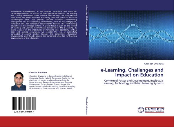 Produktbild: e-Learning, Challenges and Impact on Education