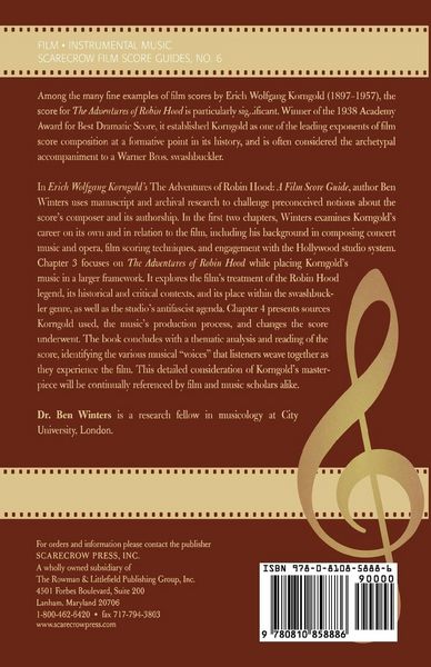 Produktbild: Erich Wolfgang Korngold's The Adventures of Robin Hood