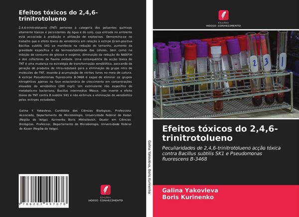 Produktbild: Efeitos t&oacute;xicos do 2,4,6-trinitrotolueno