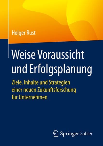 Produktbild: Weise Voraussicht und Erfolgsplanung