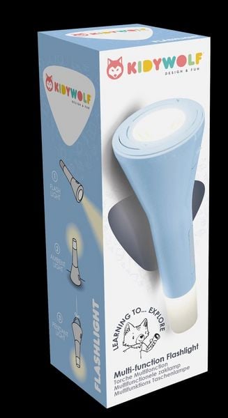 Produktbild: KIDYWOLF - Taschenlampe 3in1 blau