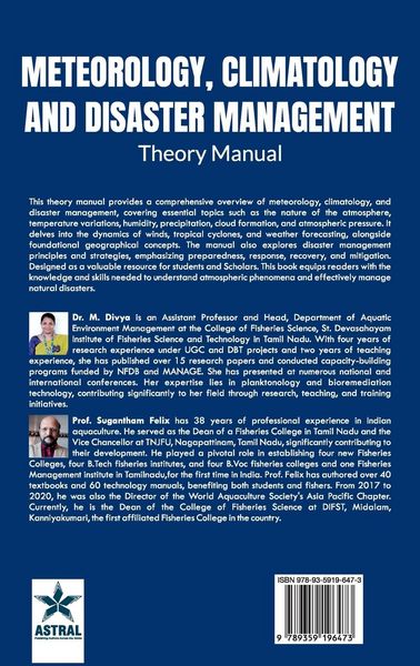 Produktbild: Meteorology, Climatology and Disaster Management