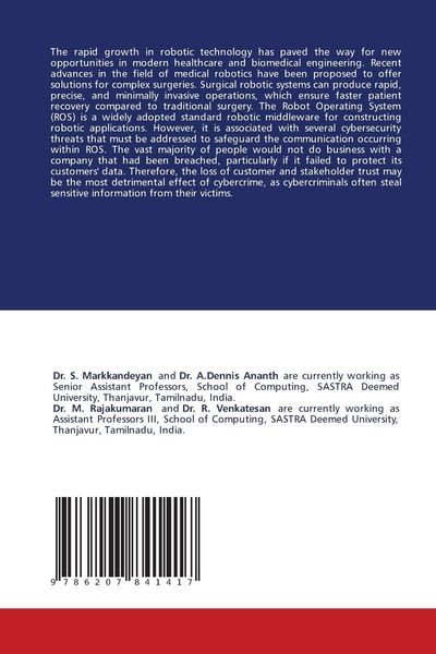 Produktbild: Cyber Security for Robotic Systems in Healthcare
