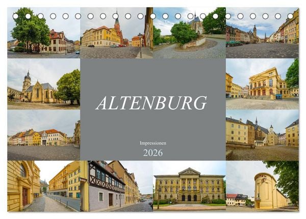 Produktbild: Altenburg Impressionen (Tischkalender 2026 DIN A5 quer), CALVENDO Monatskalender