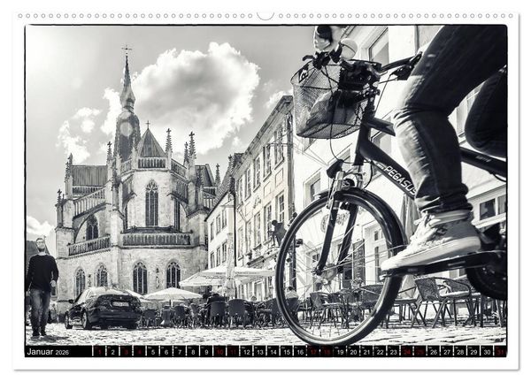 Produktbild: Osnabr&uuml;ck f&auml;hrt Fahrrad (Wandkalender 2026 DIN A2 quer), CALVENDO Monatskalender