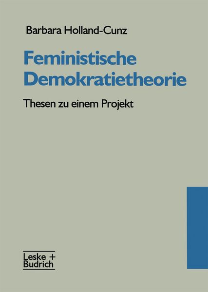 Produktbild: Feministische Demokratietheorie