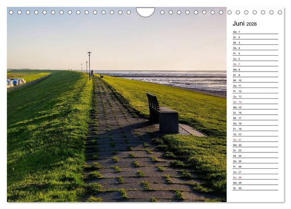 Produktbild: Neuharlingersiel - Ostfrieslands sch&ouml;nstes Hafenst&auml;dtchen (Wandkalender 2026 DIN A4 quer), CALVENDO Monatskalender