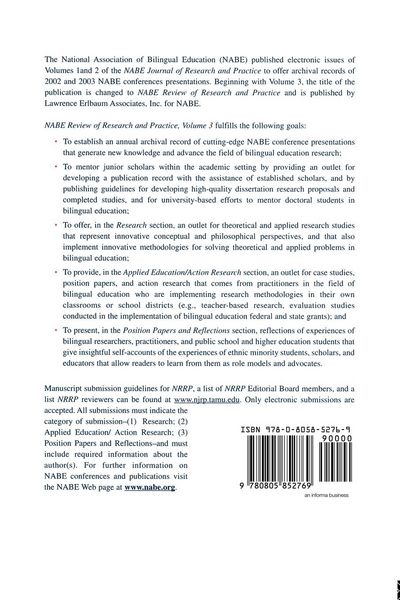 Produktbild: NABE Review of Research and Practice