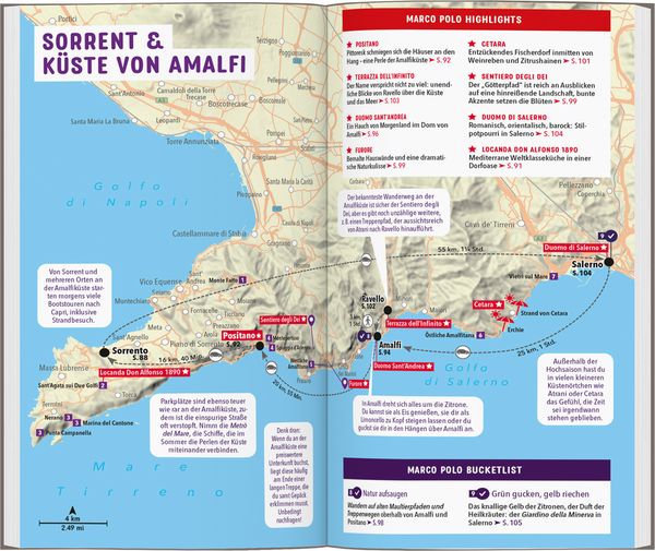 Produktbild: MARCO POLO Reisef&uuml;hrer Golf von Neapel, Amalfi, Ischia, Capri, Pompeji, Cilento