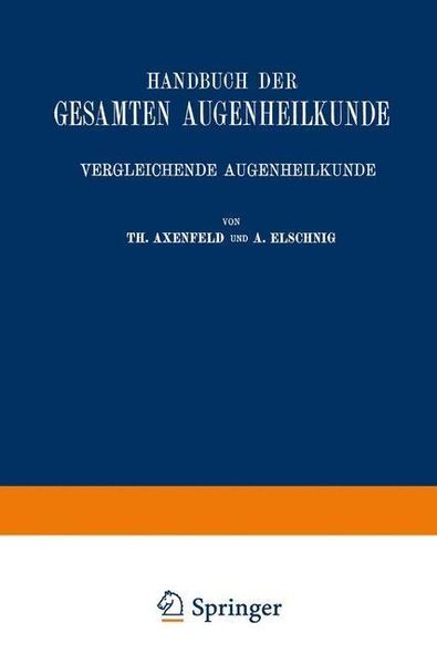 Produktbild: Handbuch der Gesamten Augenheilkunde