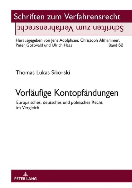 Produktbild: Vorl&auml;ufige Kontopf&auml;ndungen