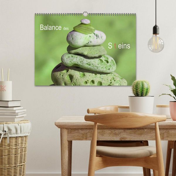 Produktbild: Balance des Steins (Wandkalender 2026 DIN A3 quer), CALVENDO Monatskalender