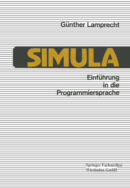 Produktbild: Einf&uuml;hrung in die Programmiersprache SIMULA