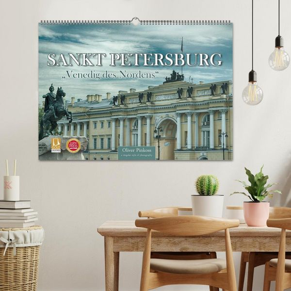 Produktbild: Sankt Petersburg - "Venedig des Nordens" (Wandkalender 2026 DIN A2 quer), CALVENDO Monatskalender