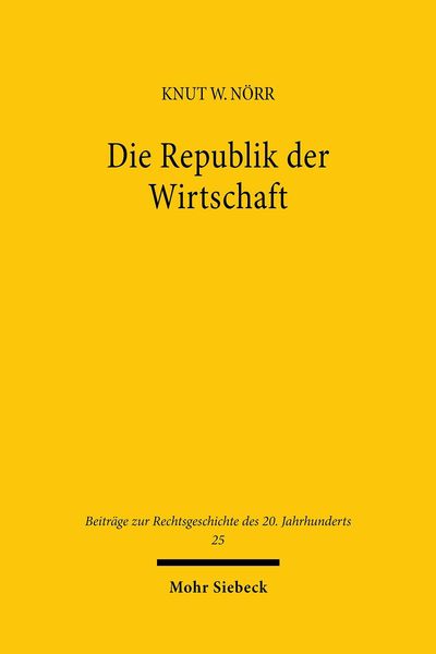 Produktbild: Die Republik der Wirtschaft