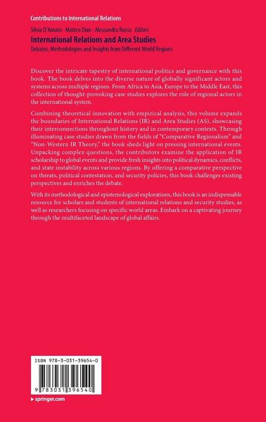 Produktbild: International Relations and Area Studies