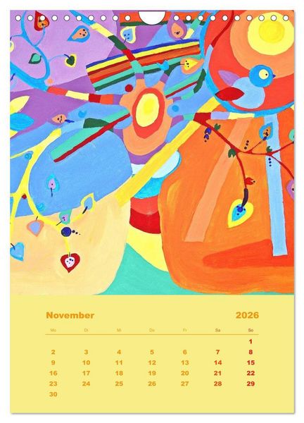 Produktbild: Licht ist bunt - Malerei in Acryl und Aqua &Ouml;l (Wandkalender 2026 DIN A4 hoch), CALVENDO Monatskalender