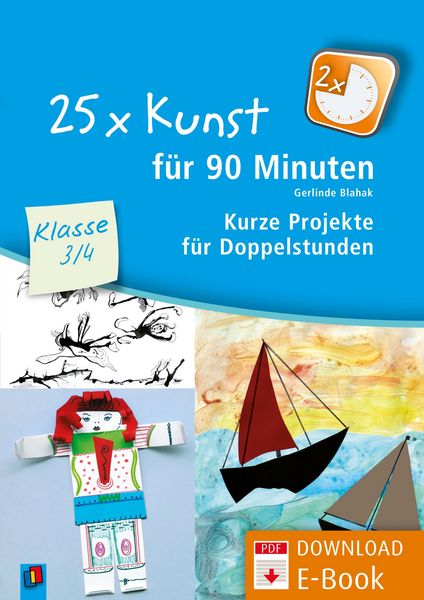 Produktbild: 25 x Kunst f&uuml;r 90 Minuten - Klasse 3/4