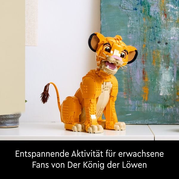 Produktbild: LEGO ǀ Disney Simba, der junge K&ouml;nig der L&ouml;wen, Bauset zum Sammeln 43247