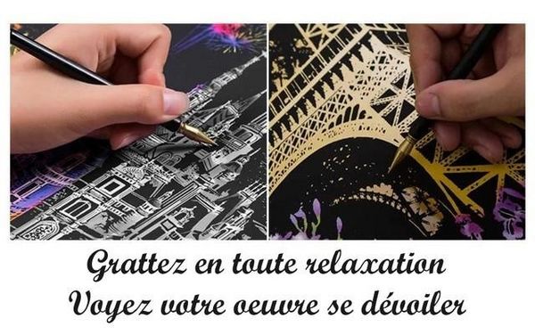 Produktbild: Figured'Art Kratzbild A3 Las Vegas