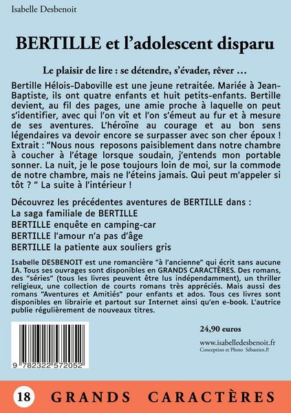 Produktbild: Bertille et l'adolescent disparu
