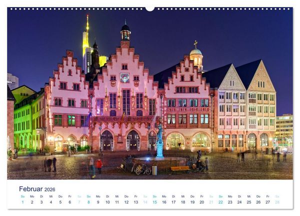 Produktbild: Fantastisches Frankfurt (hochwertiger Premium Wandkalender 2026 DIN A2 quer), Kunstdruck in Hochglanz