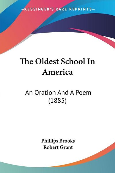Produktbild: The Oldest School In America