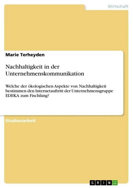 Produktbild: Nachhaltigkeit in der Unternehmenskommunikation