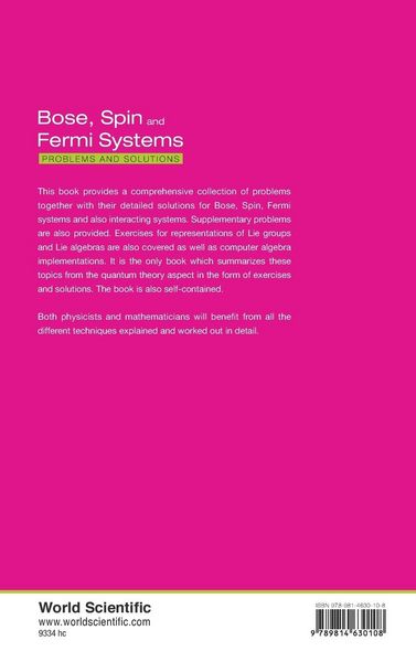 Produktbild: Bose, Spin and Fermi Systems