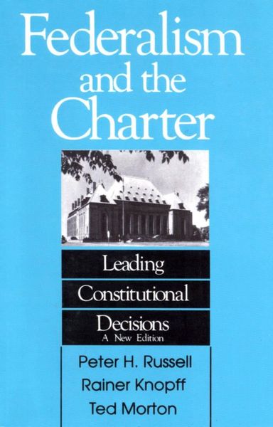 Produktbild: Federalism and the Charter