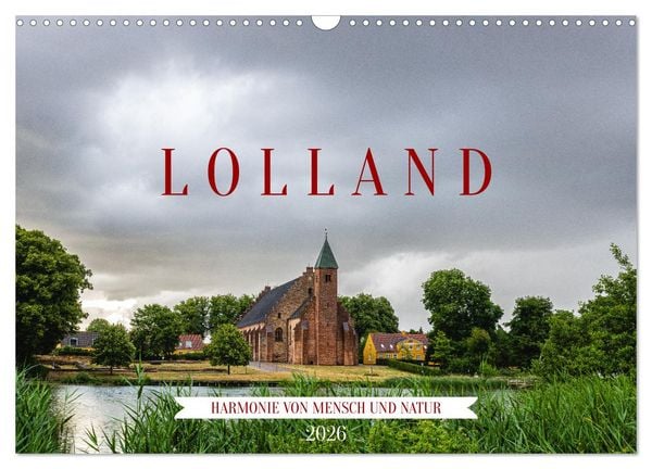 Produktbild: Lolland - Harmonie von Mensch und Natur (Wandkalender 2026 DIN A3 quer), CALVENDO Monatskalender
