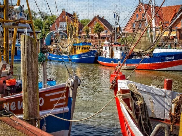 Produktbild: CALVENDO Puzzle Ostfriesland | 1000 Teile Lege-Gr&ouml;&szlig;e 64x48cm Foto-Puzzle f&uuml;r gl&uuml;ckliche Stunden