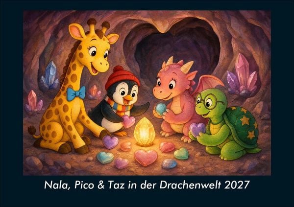 Produktbild: Nala, Pico & Taz in der Drachenwelt 2027 Fotokalender DIN A5