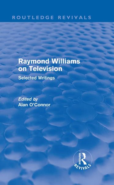 Produktbild: Raymond Williams on Television (Routledge Revivals)