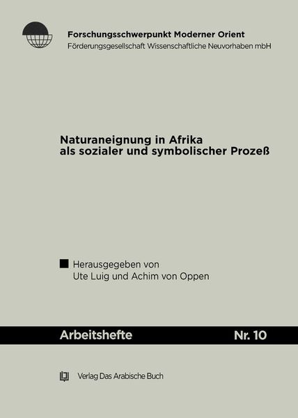 Produktbild: Naturaneignung in Afrika als sozialer und symbolischer Proze&szlig;.