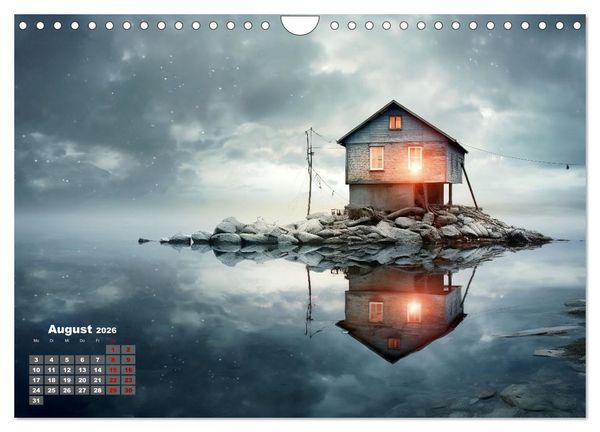 Produktbild: Fantastische Inselwelten (Wandkalender 2026 DIN A4 quer), CALVENDO Monatskalender