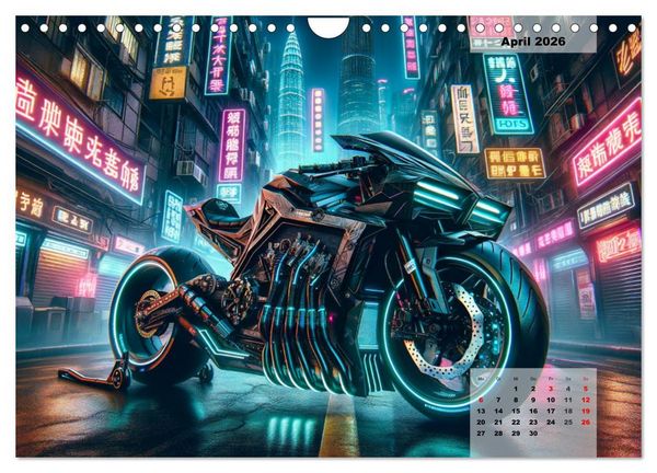 Produktbild: Custom Dreams - Showbike Wonders (Wandkalender 2026 DIN A4 quer), CALVENDO Monatskalender