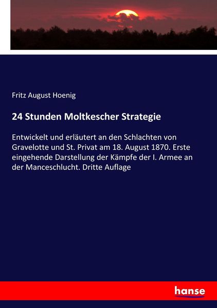 Produktbild: 24 Stunden Moltkescher Strategie